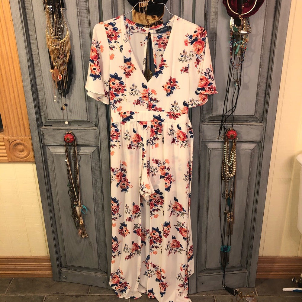 Floral jumpsuit - Picture 1 of 2